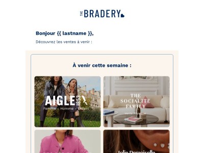 Les ventes de la semaine  💌