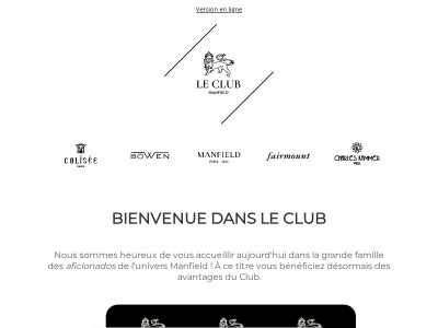 Votre compte Le Club Manfield