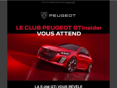 Rejoignez le PEUGEOT GTinsider Club