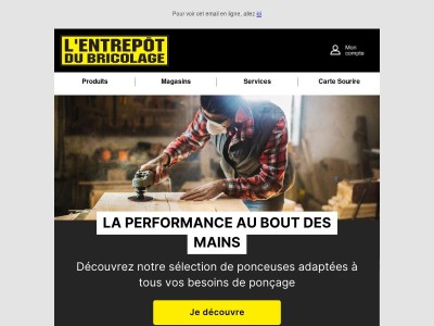 Trouvez la ponceuse idéale pour vos travaux ✨