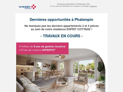 Ne manquez pas les dernières opportunités à Phalempin (59) ! Appartements à partir 239 000€*