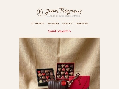 💝 Saint-Valentin : dites-lui avec  du chocolat !