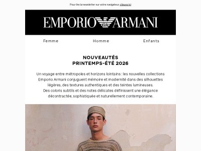 Nouveautés Printemps-Été 2026