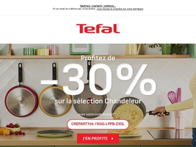 Offre spéciale chandeleur : -30% en exclusivité sur notre sélection !