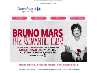 Bruno Mars à Paris, c'est MAINTENANT 🔥