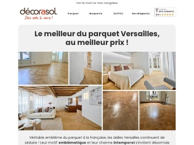 🏰 Tout savoir sur le parquet Versailles