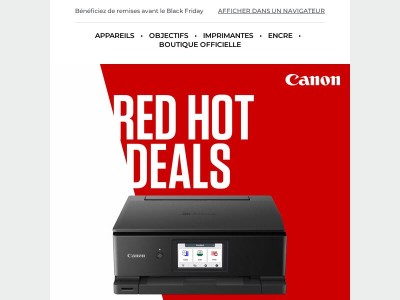 Des offres sensationnelles. Disponibles dès maintenant.