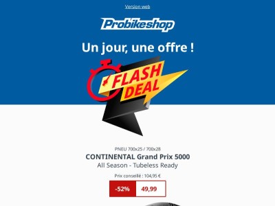 Flash Deal : mettez la gomme en 2026 ⚡