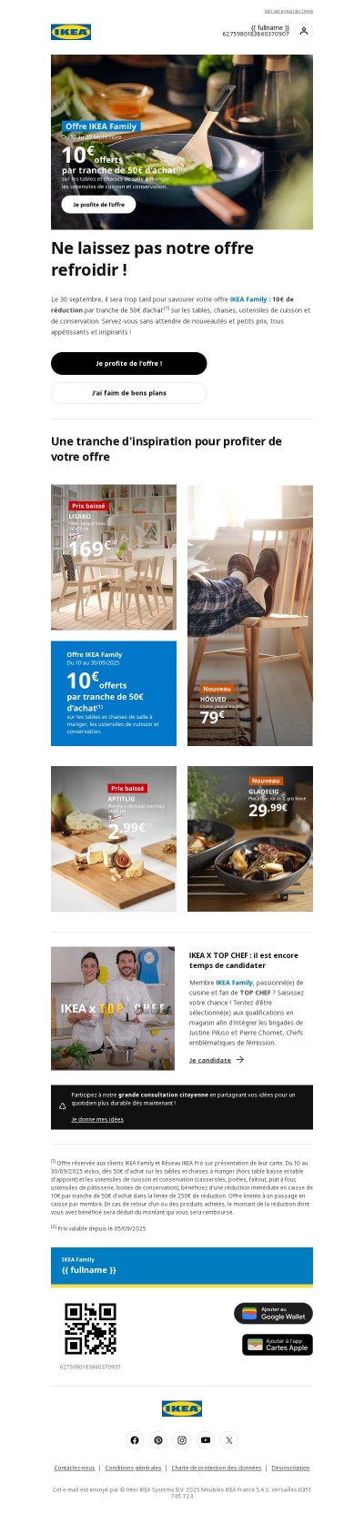 Elle ne sera bientôt plus au menu !