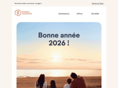 Pierre & Vacances vous souhaite une Bonne Année ⭐