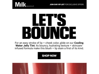 Long-lasting. Juicy color. Jelly Tint.