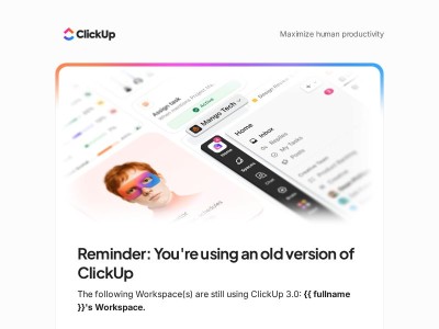 Reminder: All Workspaces are moving to ClickUp 4.0 soon