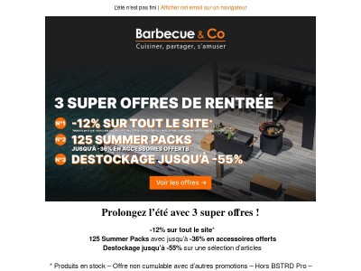 3 super offres de rentrée !