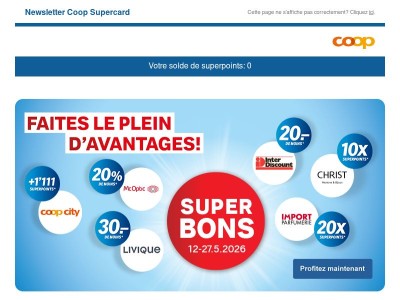 🚨 Profitez des offres exclusives de partenaires avec les Super Bons
