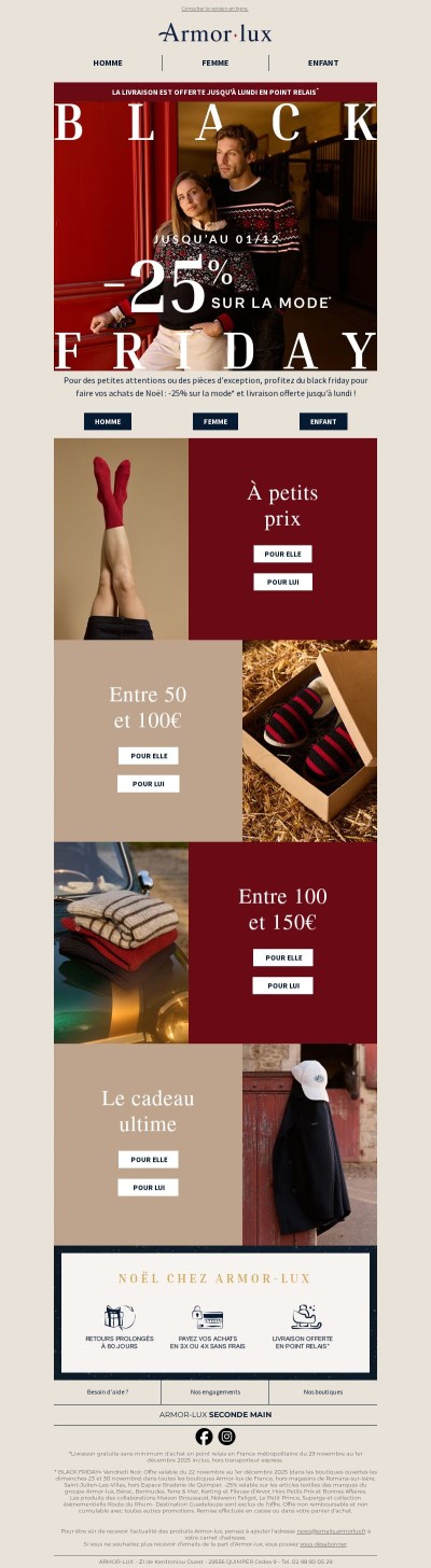 BLACK FRIDAY:-25% + livraison offerte*