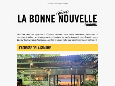 L’adresse de la semaine est une cabane pas banale…