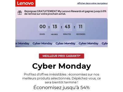 Les meilleures affaires du Cyber Monday EN LIVE !