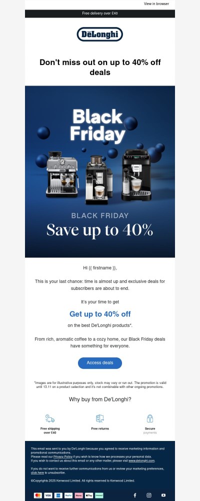 ⏰Early Black Friday ends soon