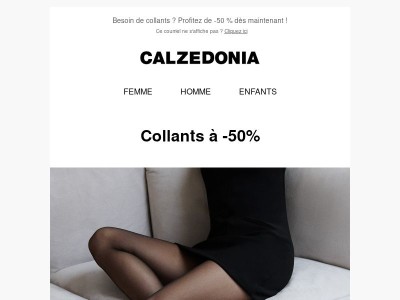 SOLDES : Tous les collants à -50%