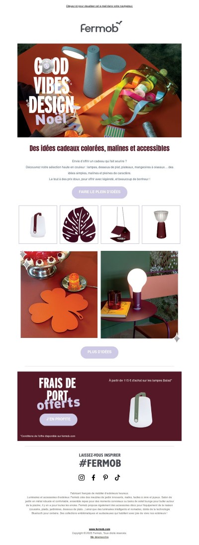 Des idées cadeaux originales, colorées… et à prix malins !