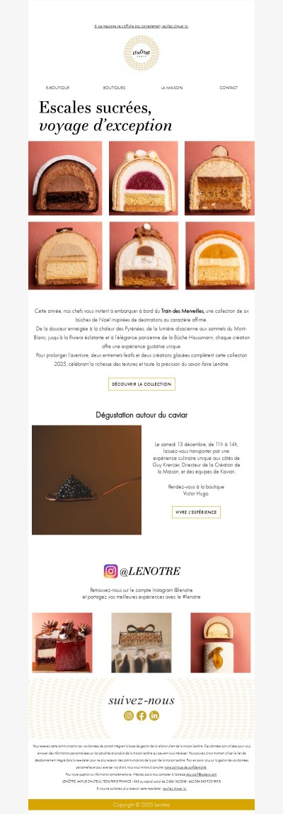 Embarquez pour un voyage gourmand avec nos bûches