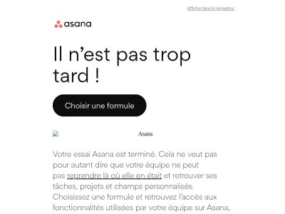 Votre essai est terminé, mais vos tâches continuent