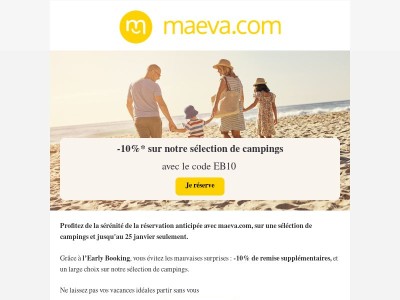 -10% suppl. pour votre été en camping ☀️ 