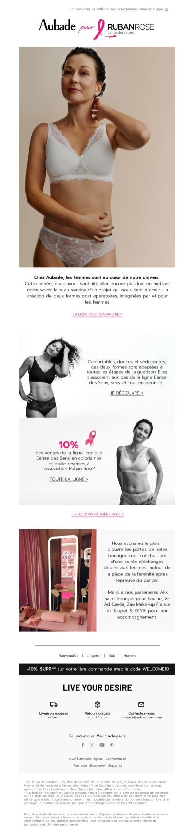 Octobre Rose : nos actions continuent