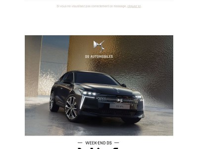 Du 10 au 12 octobre, un WEEK-END D’EXCEPTION AVEC DS N°4