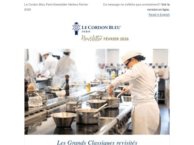 Nouveautés Ateliers février 2026