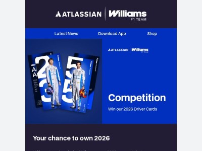 Win our 2026 Driver Cards! 🪪💙