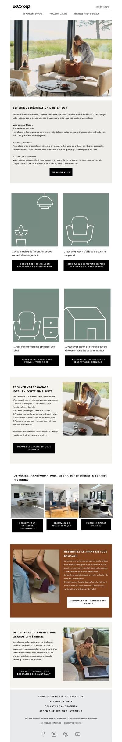 Obtenez de l’aide pour l’aménagement de votre espace