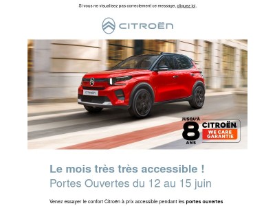 Le mois très très accessible ! Portes Ouvertes du 12 au 15 juin