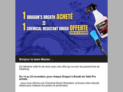 1 ACHETÉ = 1 OFFERT