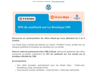 Les iGraal Days arrivent demain sur iGraal !