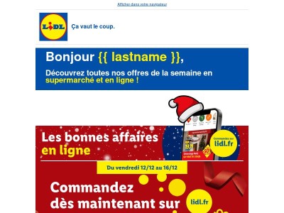 Préparez les fêtes chez Lidl et sur lidl.fr, ça vaut le coup. !🥰🎁