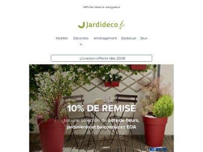 🌸Promo : pots, jardinières et balconnières !