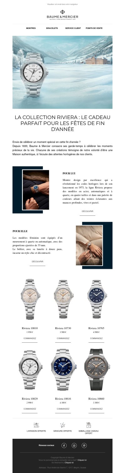 Votre guide cadeaux Riviera est prêt