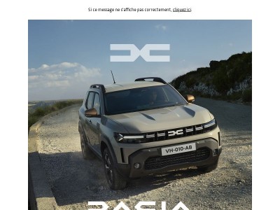 M {{ lastname }}, découvrez la nouvelle génération Dacia