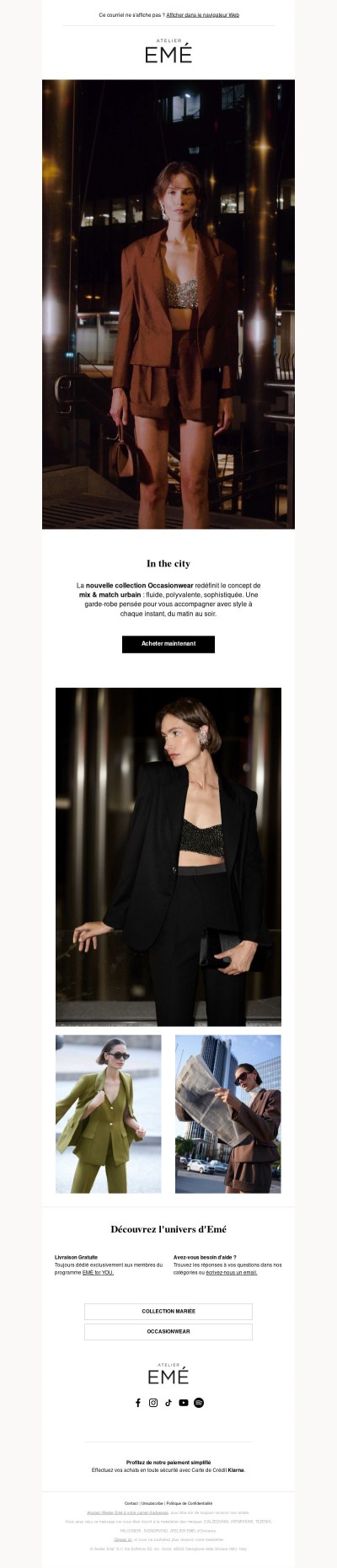 In the city | Occasionwear from AM to PM