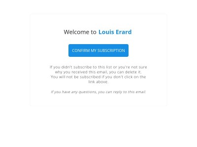 Confirm Your Subscription