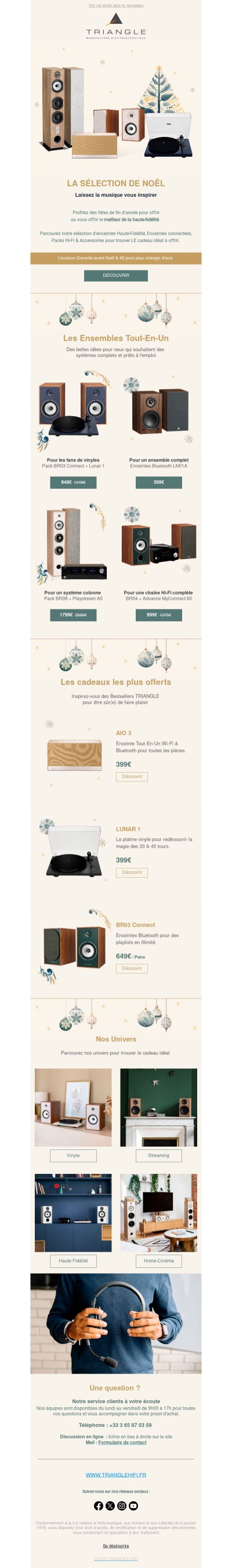 ✨ Idées Cadeaux Hi-FI & Home-Cinéma 🎁