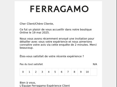 Nous souhaiterions votre avis