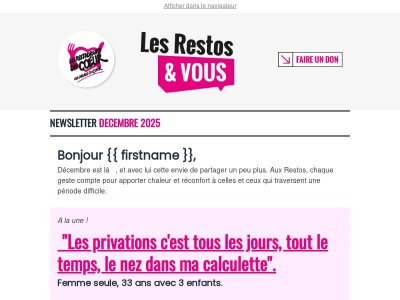 En décembre, quand le froid s’installe… la solidarité réchauffe ❤️