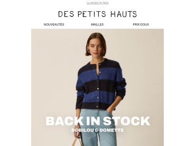 RE : Vos pièces préférées sont de retour