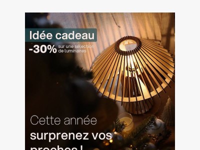 HO HO HO... -30% sur une sélection lumineuse 🎅