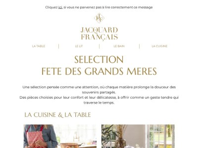 Fête des Grands-Mères : découvrez notre sélection