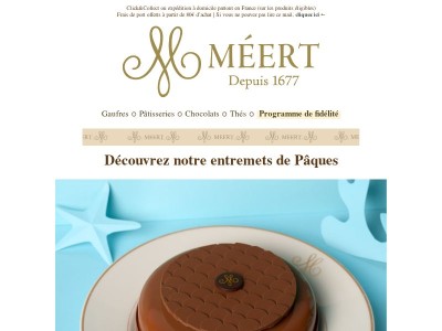✨ Découvrez notre entremets de Pâques !