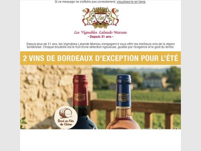 Avez vous profité de ces 2 vins d'exception ?