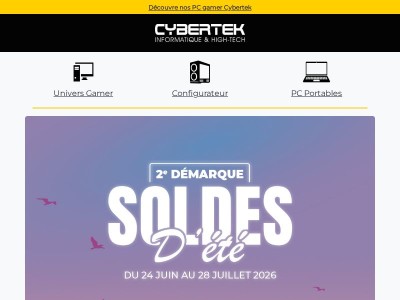 Jusqu'à -40% : Les Soldes Été ça continue !

☀️

